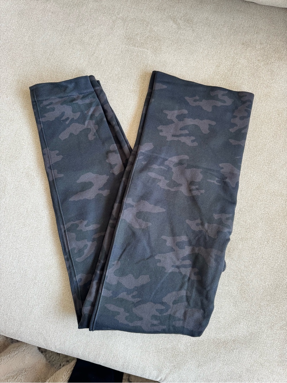 SPAMX Camo Print Leggings - Dark Grey/Black